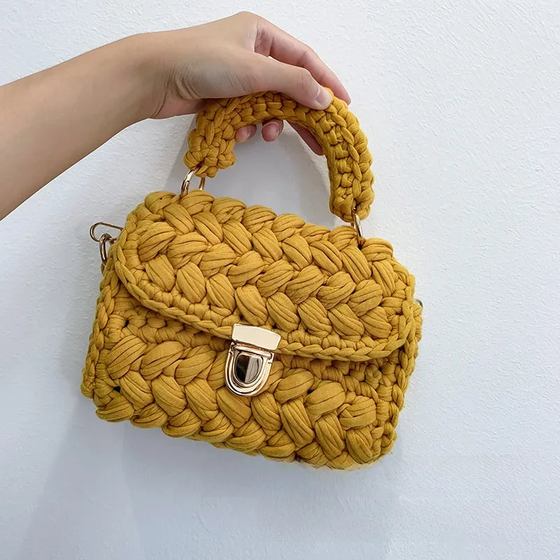novoraa Handmade Woven Crossbody Bag