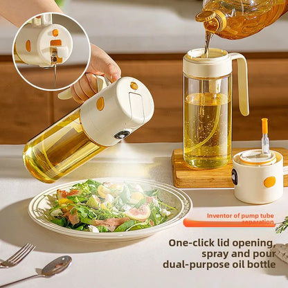 novoraa Glass Oil Dispenser Bottle