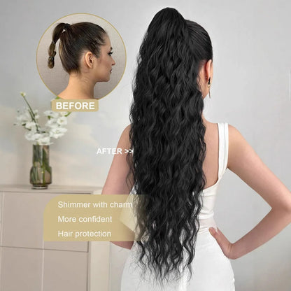 Novoraa Synthetic Hair Ponytail with Claw Clip