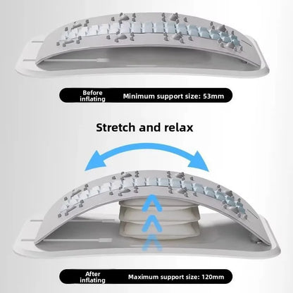 novoraa. Inflatable Lumbar Reliever, Adjustable Air Bag Waist Support Plate to Relieve Lumbar Disc and Waist Stretching Artifact Wholesale