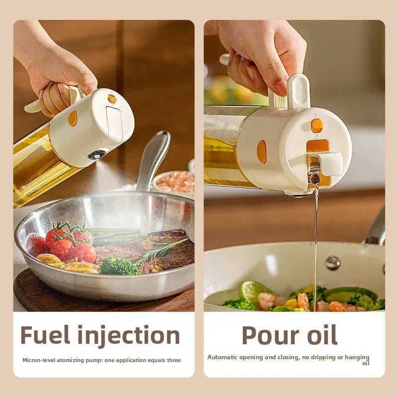 novoraa Glass Oil Dispenser Bottle