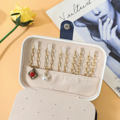 Novoraa Portable Dual Layer Jewelry Storage Box