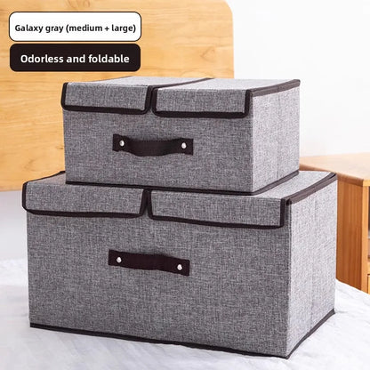 Novoraa Foldable Fabric Storage Box with Dividers
