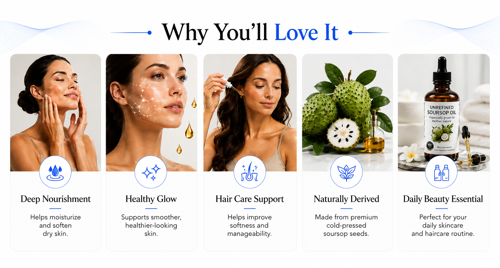 Novoraa Best Nature's Cosmetics Organic Soursop Oil - Landing Image 2