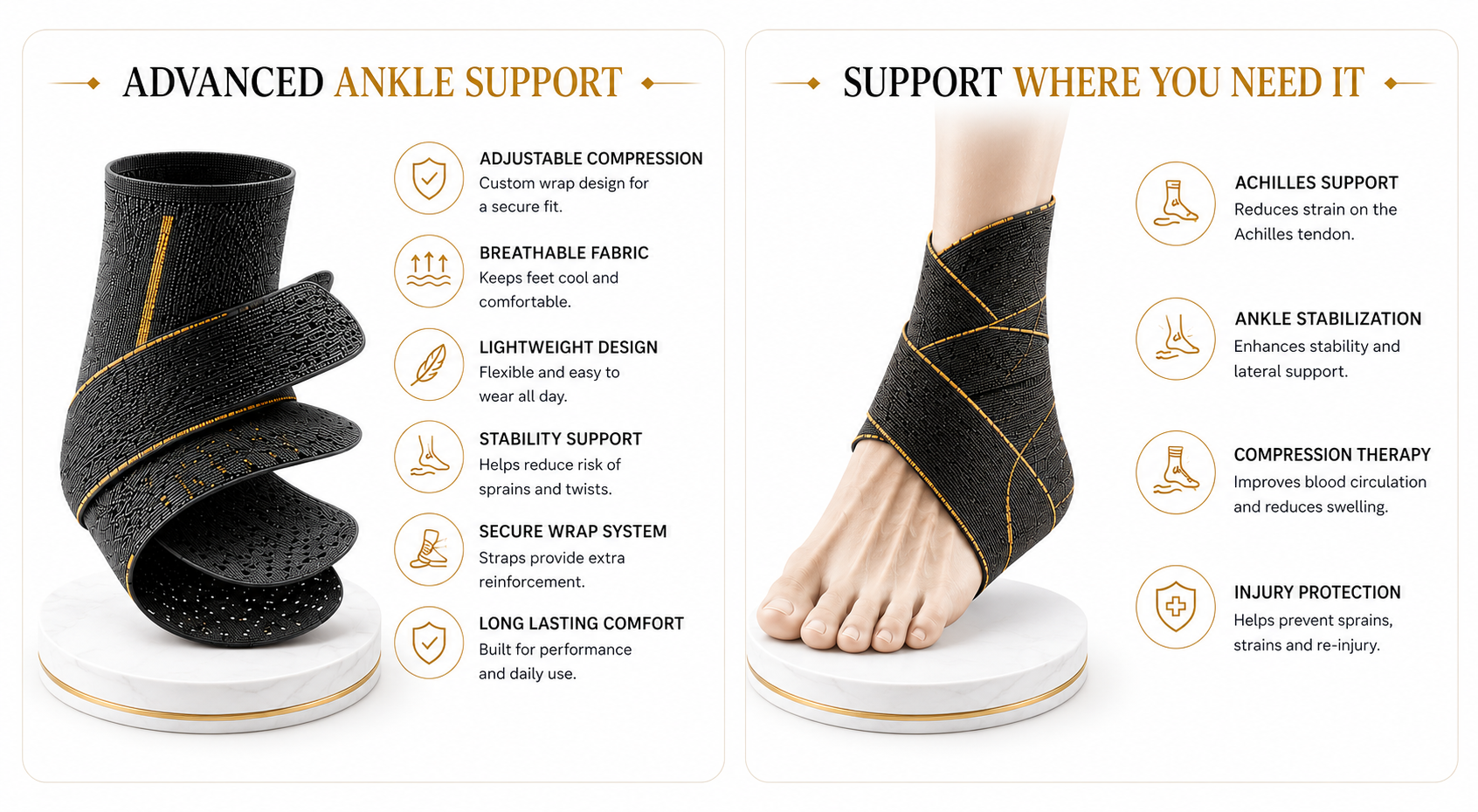 Novoraa ABIRAM Ankle Brace - Landing Image 2