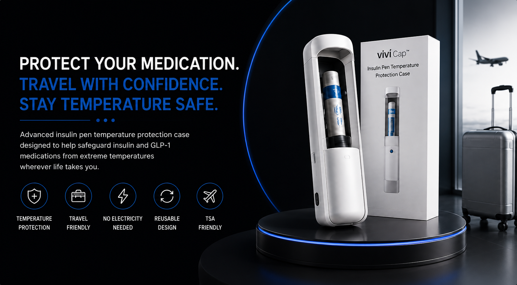 Novoraa VIVI Cap™ Insulin Pen Temperature - Landing Image 1
