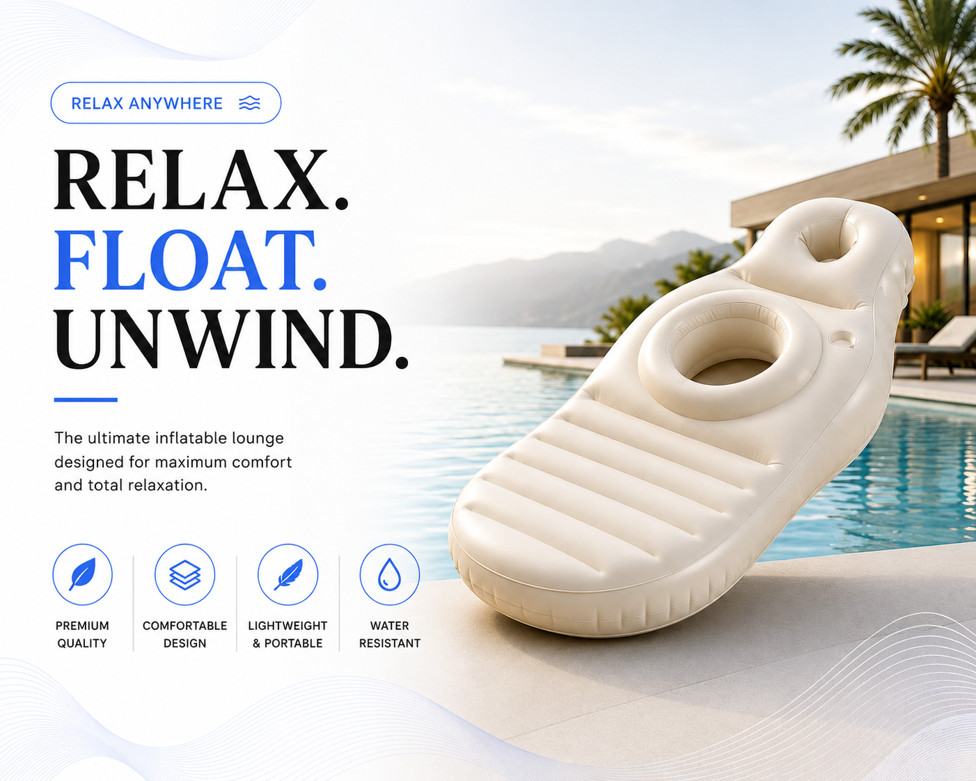 Novoraa  Inflatable Maternity Mattress O-Shaped Air Cushion - Landing Image 2