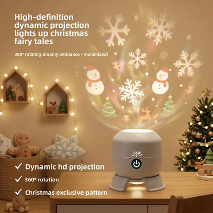 novoraa Rotating Starry Sky Projection Night Light "