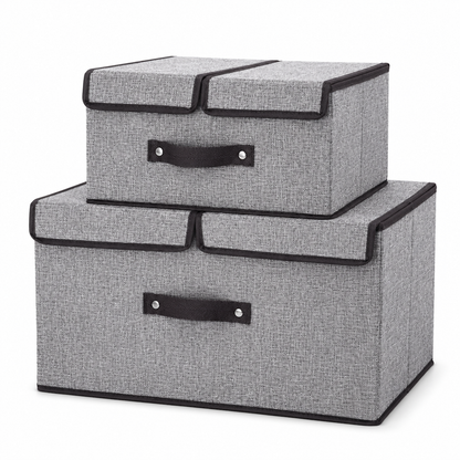 Novoraa Foldable Fabric Storage Box with Dividers