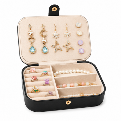 Novoraa Portable Dual Layer Jewelry Storage Box