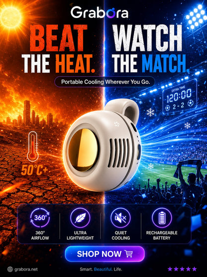 Novoraa Portable USB Rechargeable Bladeless Mini Fan