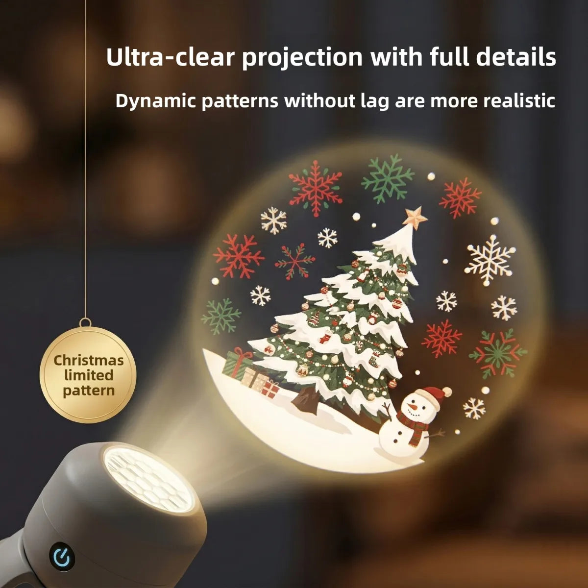 novoraa Rotating Starry Sky Projection Night Light "