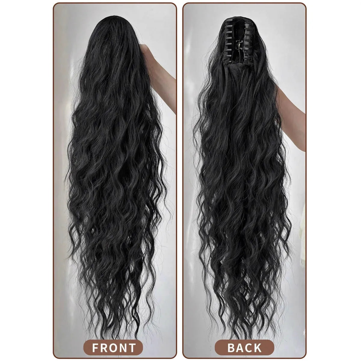 Novoraa Synthetic Hair Ponytail with Claw Clip