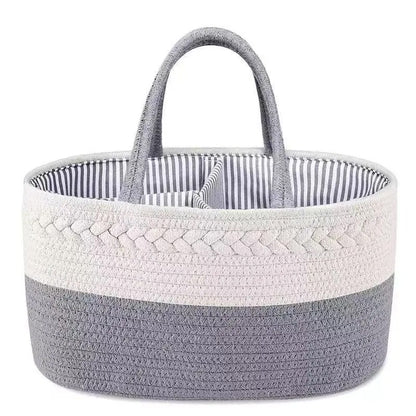 Novoraa Handwoven Storage Basket with Removable Compartments