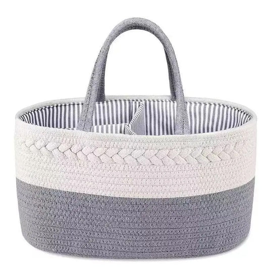 Novoraa Handwoven Storage Basket with Removable Compartments