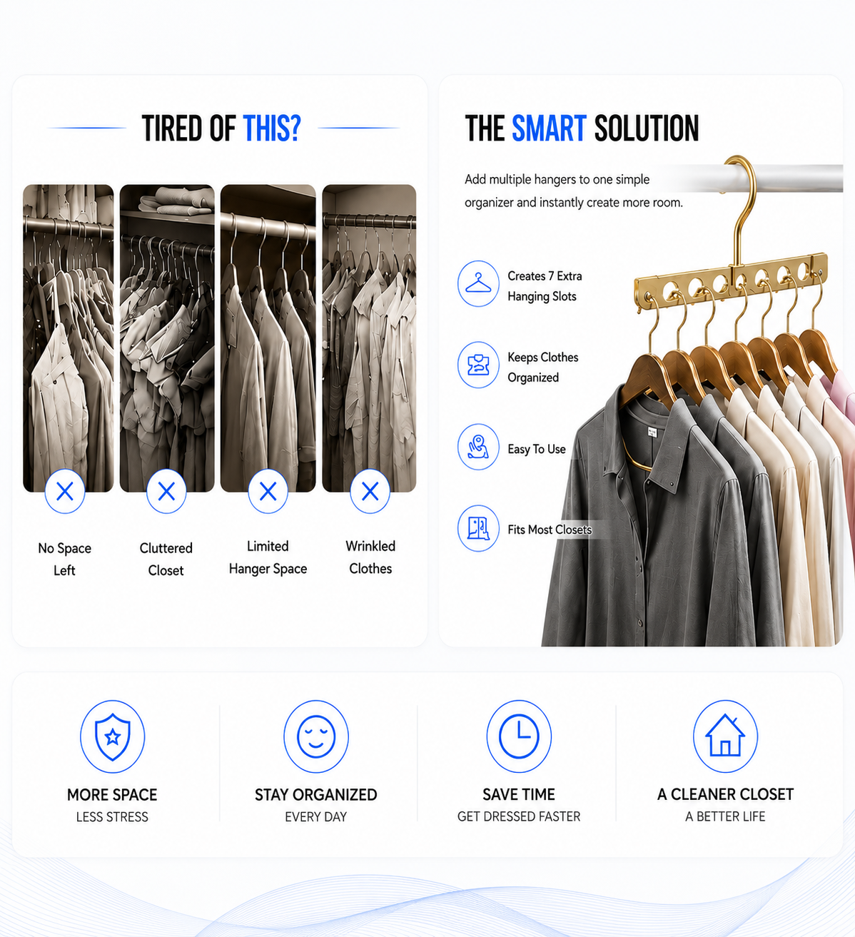 Novoraa Aluminum Alloy Folding Pants Hanger - Landing Image 4
