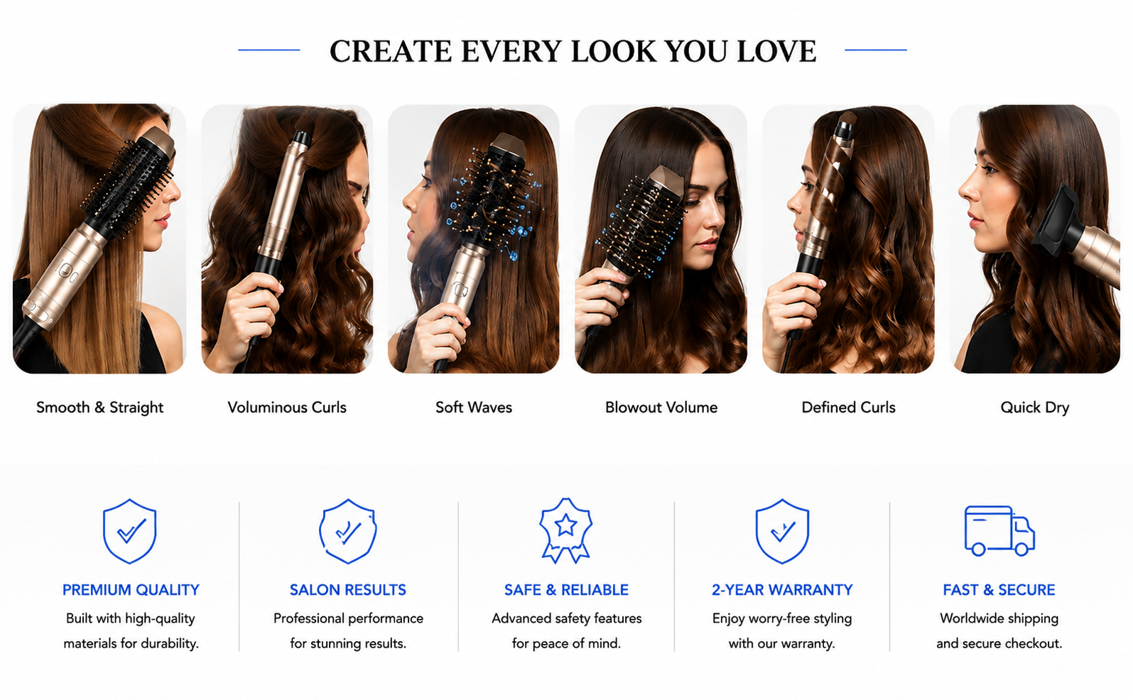 novoraa Professional Hair Dryer with Negative Ion Technology - Landing Image 3