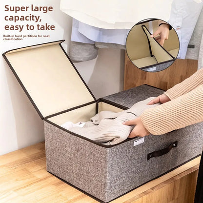 Novoraa Foldable Fabric Storage Box with Dividers