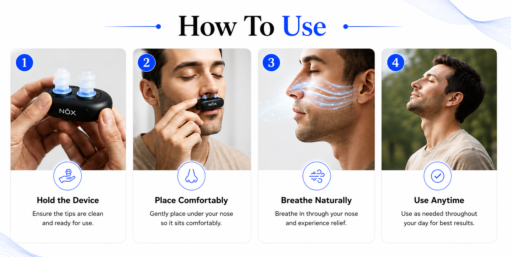 Novoraa NŌX™ — Instant Sinus & Pressure Relief - Landing Image 2