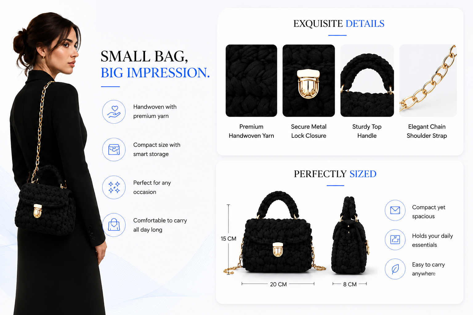 novoraa Handmade Woven Crossbody Bag - Landing Image 3